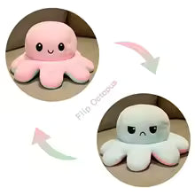 Reversable Octopus Plush Toy
